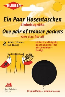 Kleiber Hosentaschen schwarz
