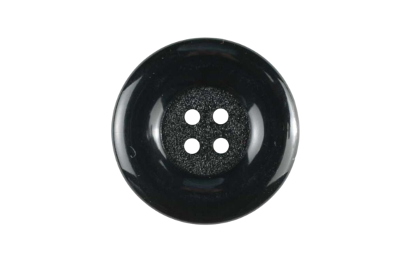 Modeknopf 28 mm schwarz