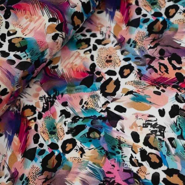 French Terry Sweat Leo Paint rosa