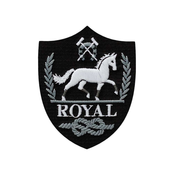Applikation Recycl-Patch Wappen Royal