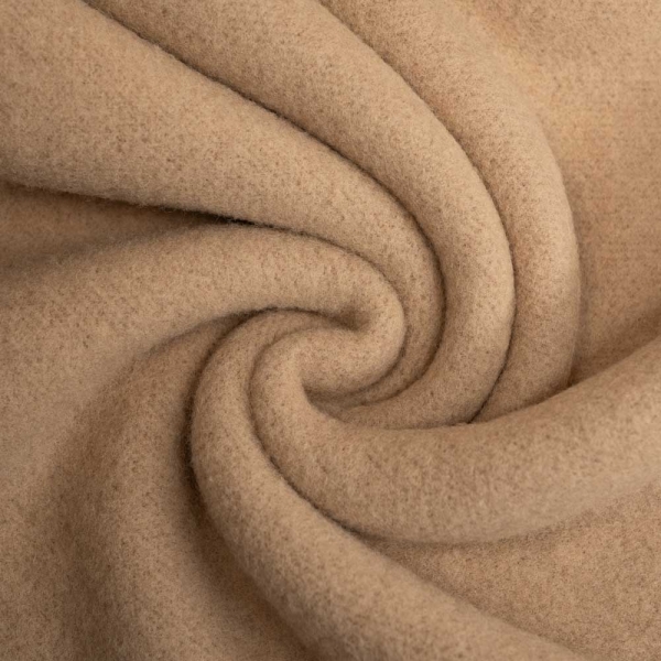 Woll Fleece flauschig beige