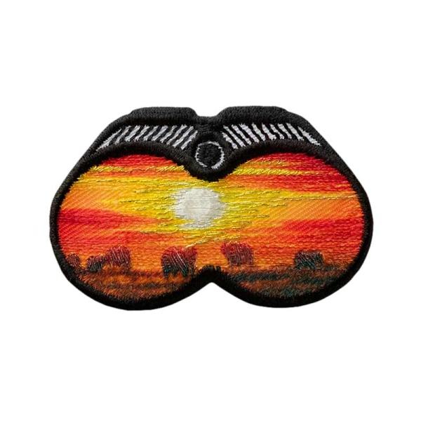 Applikation Fernglas Landschaft