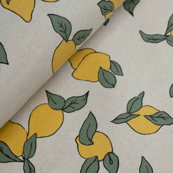 Canvas beschichtet Zitronen natur