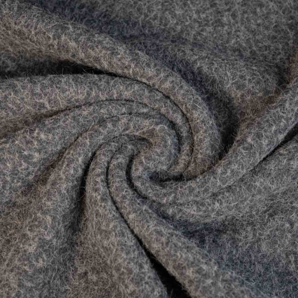 Mantelflausch gebürstet anthra