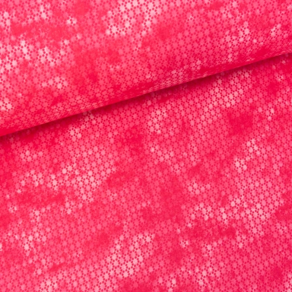 Baumwollwebware Punktefading pink