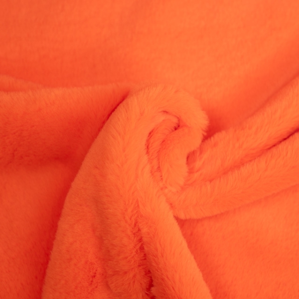 Kunstfell Plüsch Soft orange