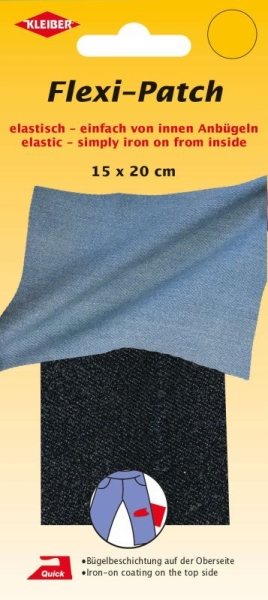Kleiber Flexi-Patch 15x20cm jeans dunkelblau