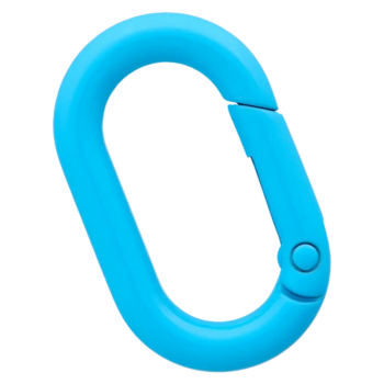 Prym Karabinerhaken Oval 25mm hellblau