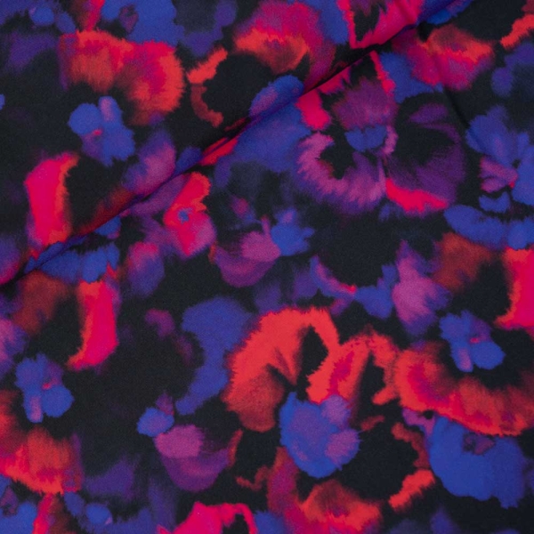 Viskosewebware Aquarell lila