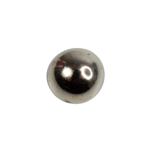 Modeknopf 14mm silber