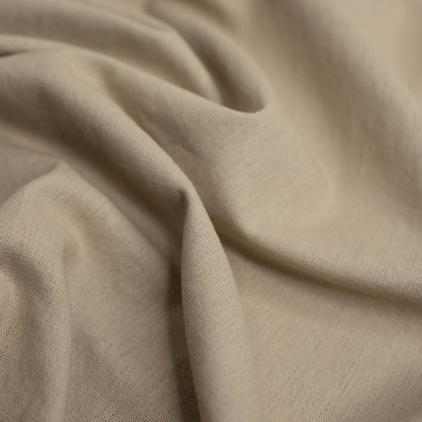 Leinen Baumwolle beige