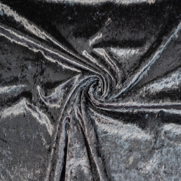 Pannesamt elastisch dunkelgrau