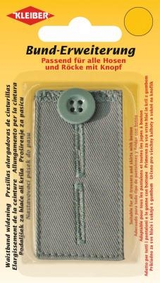 Kleiber Bunderweiterung mit Knopf grau