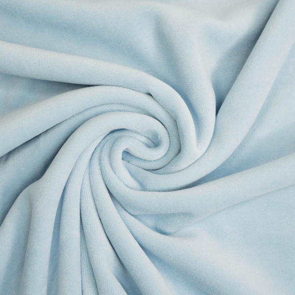 Nicki Velours hellblau