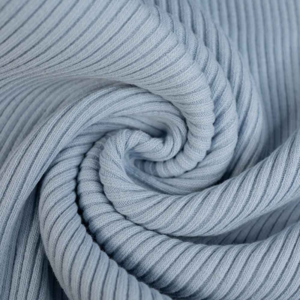 Grobstrick Bündchen jeansblau hell