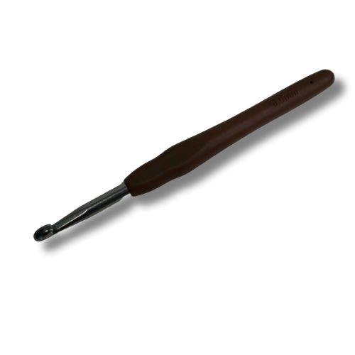 EvLis Häkelnadel ergonomisch 6mm dunkelbraun