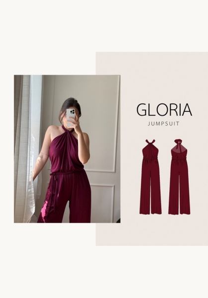 Schnittmuster Gloria Jumpsuit sewityourselfpattern