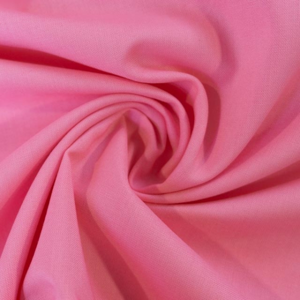 Baumwollwebware Fahnentuch Uni rosa