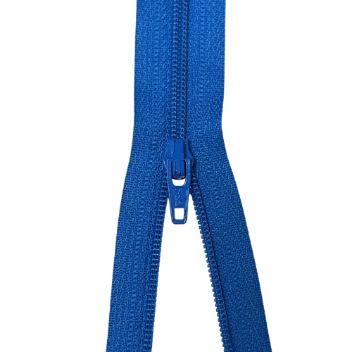 YKK nicht teilbarer Reißverschluss kleine Spirale royalblau 60cm