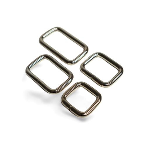 EvLis Rechteck Ring Massiv silber 20/25/30/40mm