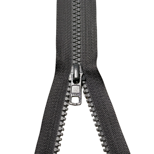 YKK teilbarer Reißverschluss Jacken Krampe anthra