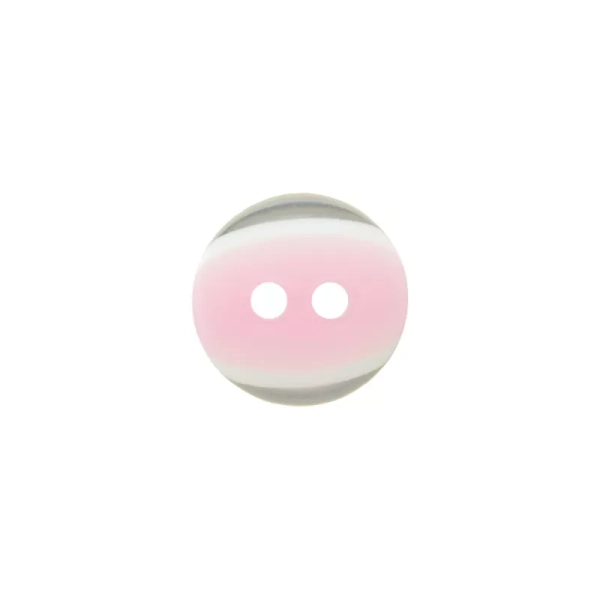 Polyesterknopf 12mm rosa