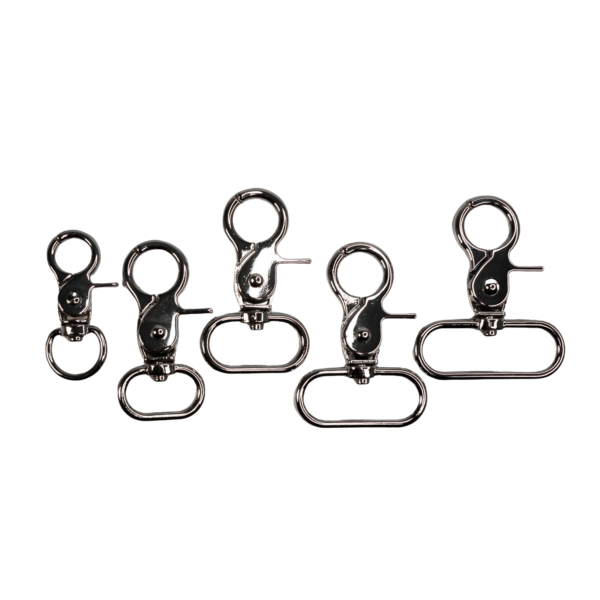 EvLis Taschenkarabiner Silber 15/20/25/30/40mm