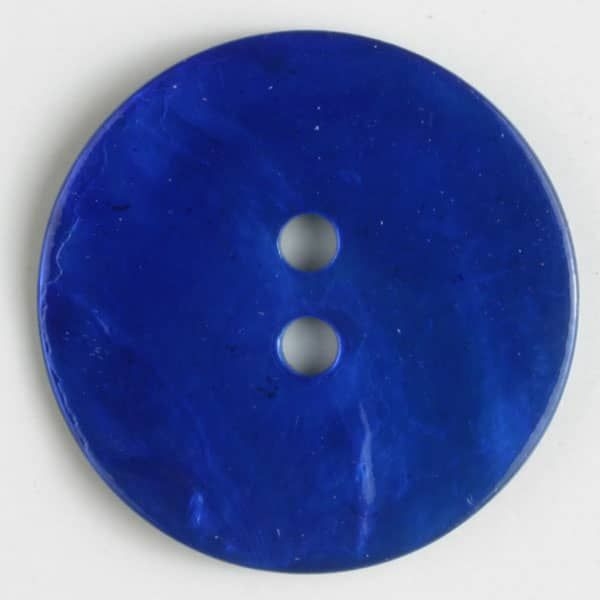 Perlmuttknopf 13mm royalblau