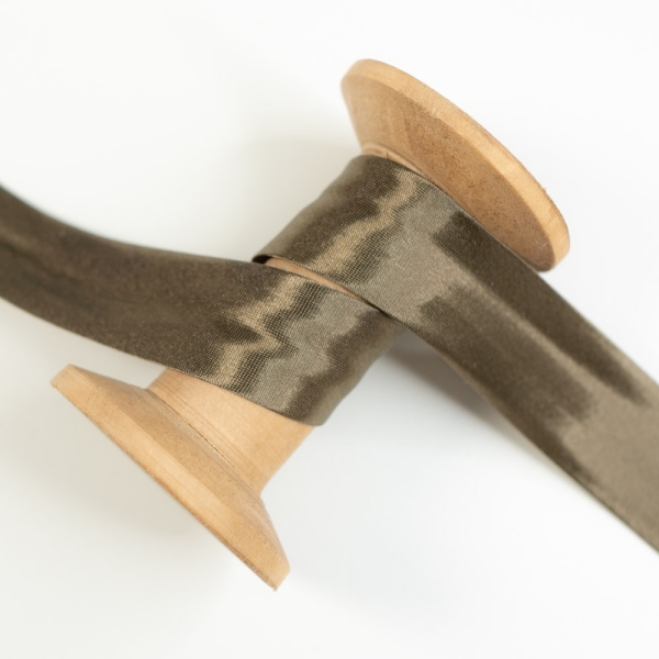 Satin Schrägband 20mm taupe