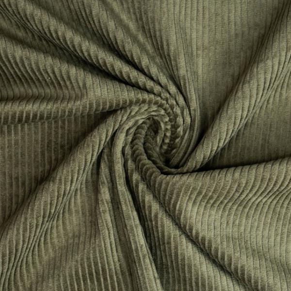 Breitcord 100% Baumwolle khaki