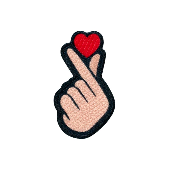 Applikation Hand mit Herz