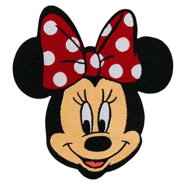 Applikation Minnie Mouse Kopf