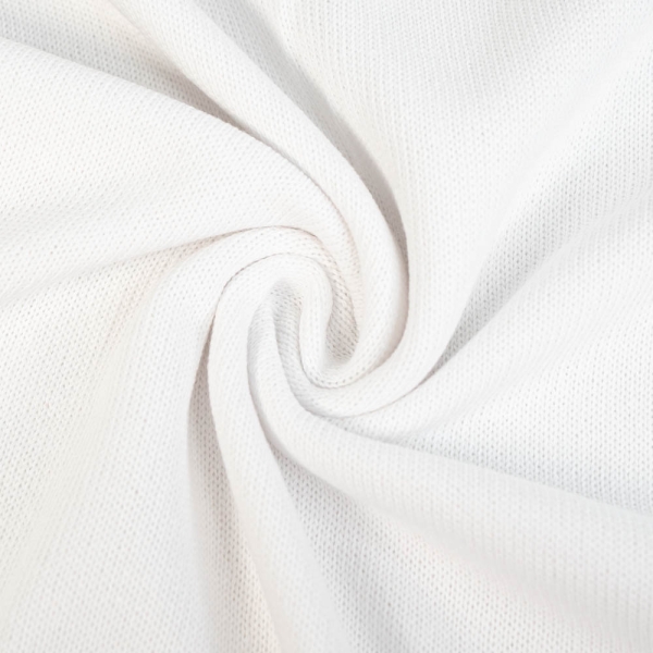 Baumwoll Feinstrick Premium weiß
