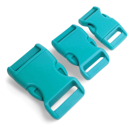 EvLis Rucksackschließe türkis 15/20/25mm