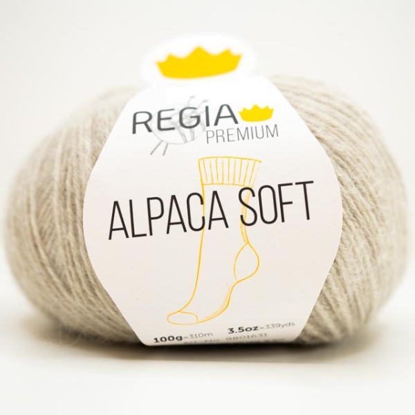 Regia Alpaca Soft Wolle Shaded hellbeige