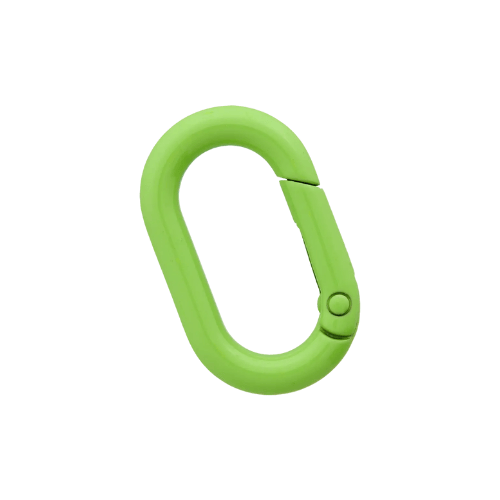 Prym Karabinerhaken Oval 25mm grün