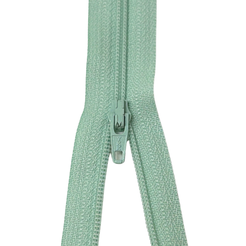 YKK nicht teilbarer Reißverschluss kleine Spirale mint