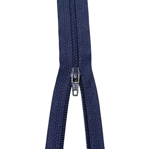 YKK nicht teilbarer Reißverschluss kleine Spirale navy