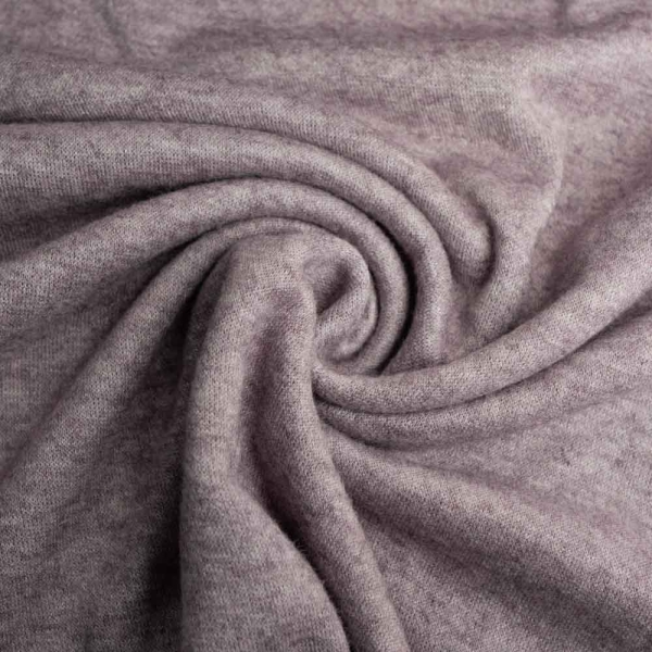 Strickjersey Cuddly Soft Meliert beere
