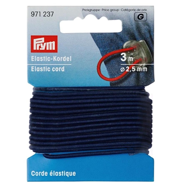 Prym Elastic-Kordel 2,5mm navy