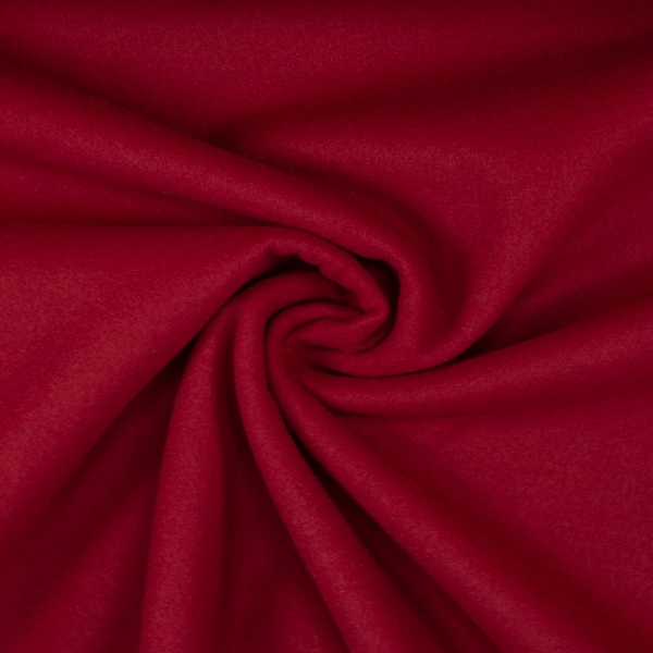 Mantelstoff Velour bordeaux