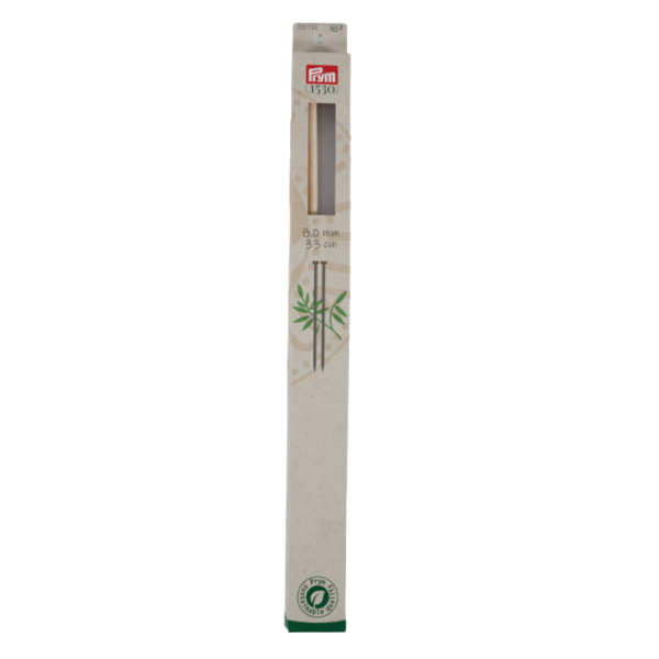 Prym Jackenstricknadeln Bambus 1530 Stärke 8,0mm, 33cm