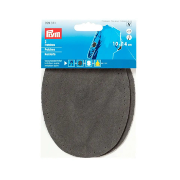 Prym Patches 10x14cm Velour grau