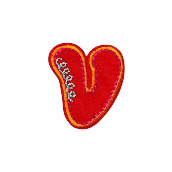 Applikation Buchstabe V