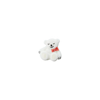 Prym Kinderknopf Bärchen 19mm weiß