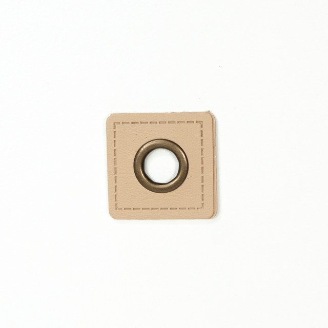 30 Stück PU Leder Aufnäher Patch Abzeichen Mix Öesen Mit 8mm Metall Messing Ösen - Foto 4