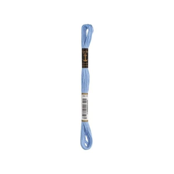 Anchor Sticktwist Garn 6-fädig himmelblau