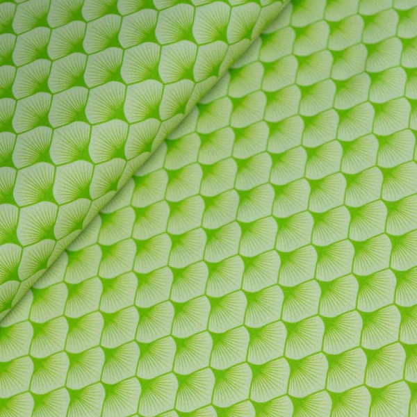 Bio Baumwollwebware Fächer hellgrün