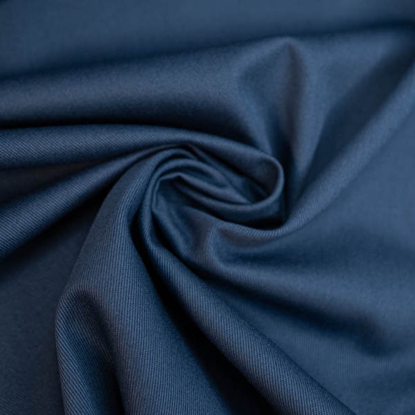 Baumwoll Twill jeansblau