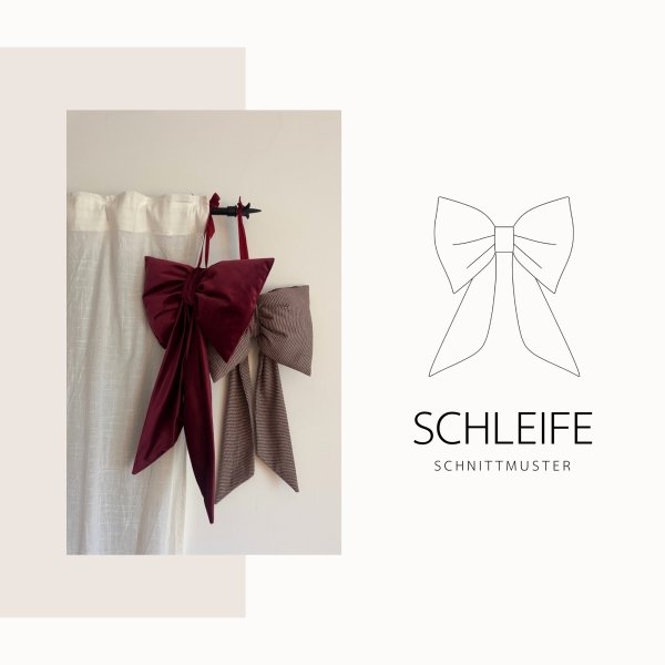 Schnittmuster Schleife sewityourselfpattern